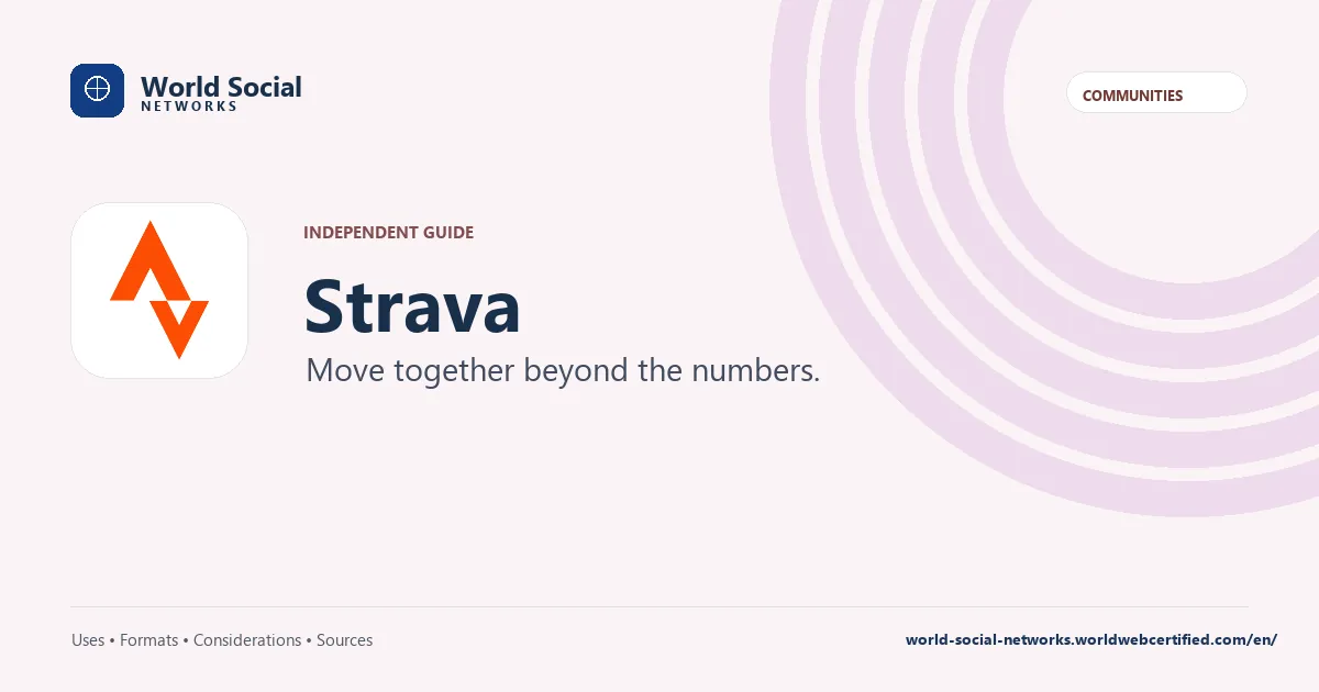 Strava — Move together beyond the numbers.