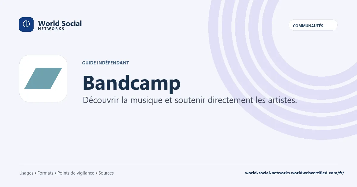 Bandcamp — Découvrir la musique et soutenir directement les artistes.