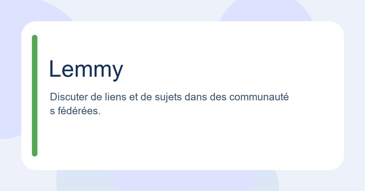Lemmy — guide indépendant, usages et conseils