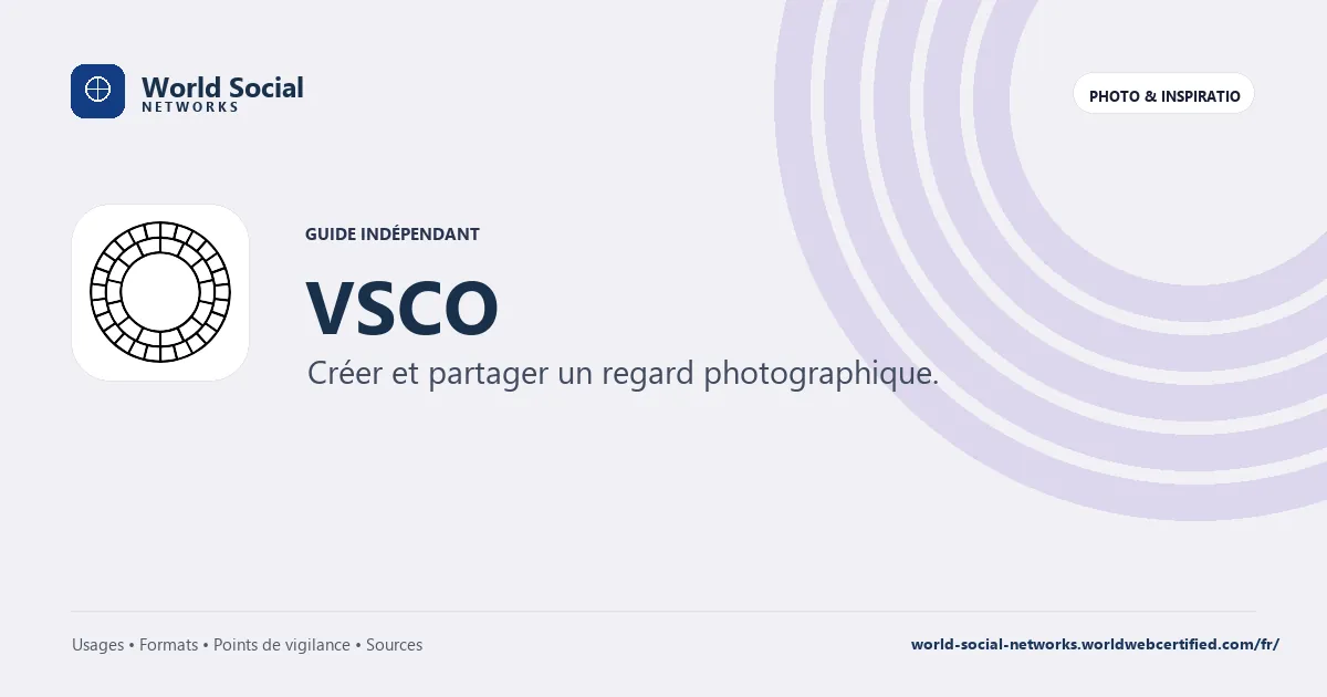 VSCO — Créer et partager un regard photographique.